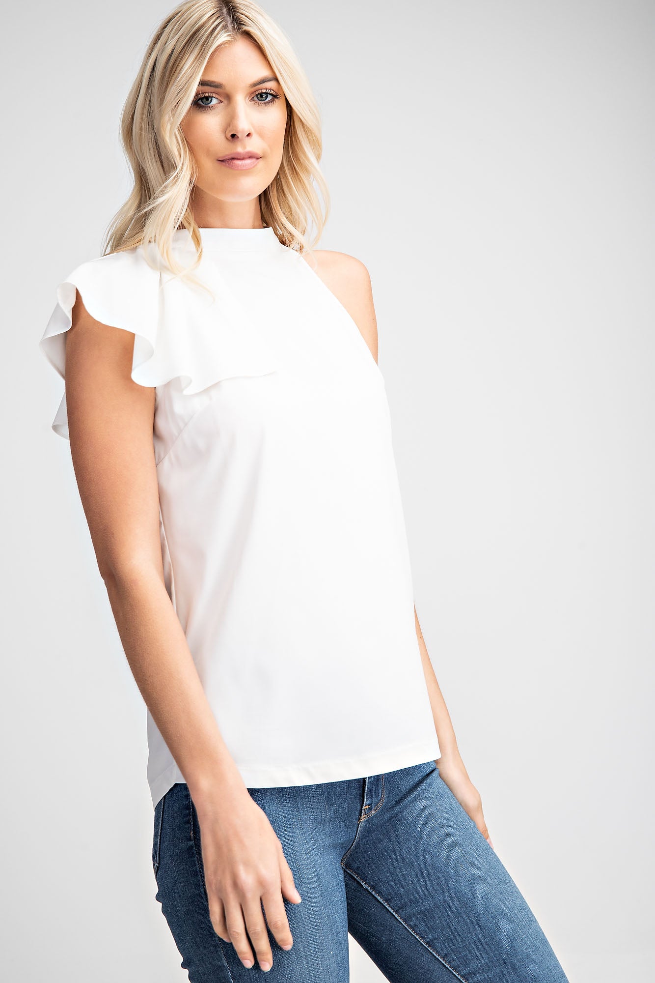 Ashanti Top White Glam