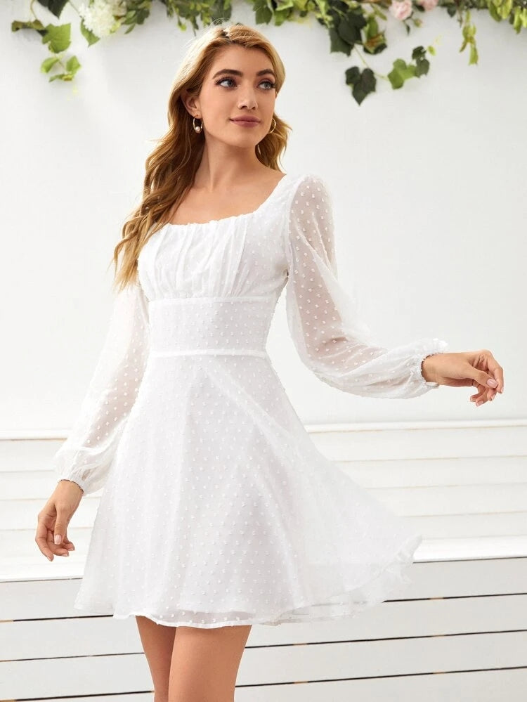 Algeria Shein White Dress