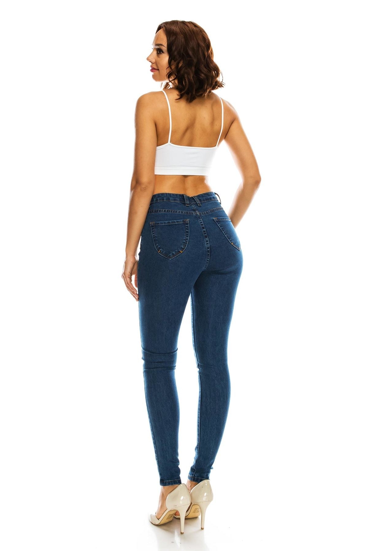 Gabriella Plus Size Jeans Blue
