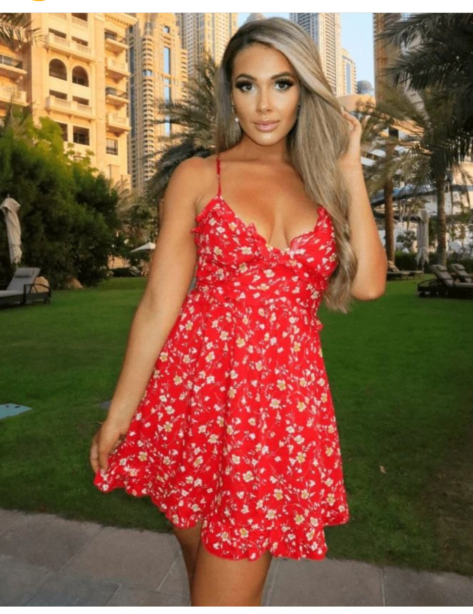 Daisy Pari Red Dress