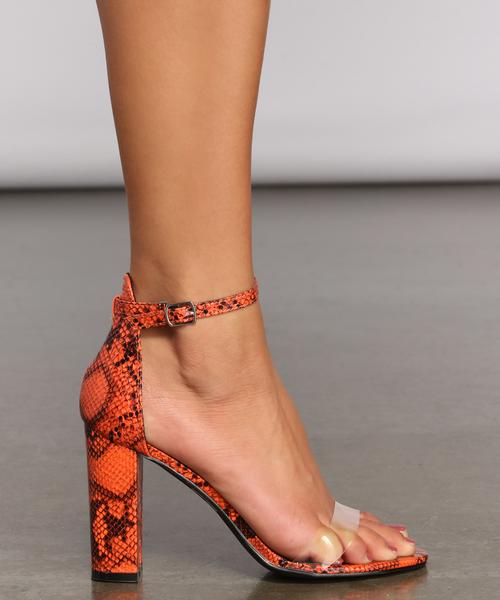 Sassy Style Shoe Orange