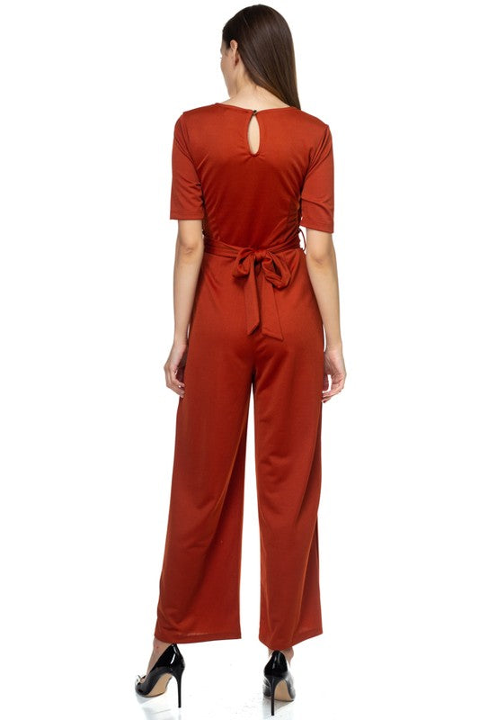 Finn Jumpsuit Brick