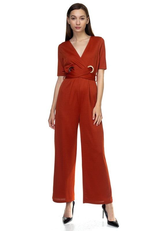 Finn Jumpsuit Brick
