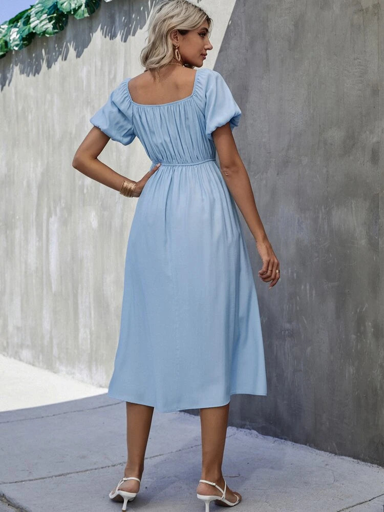 Patrick Shirt Dress Baby Blue