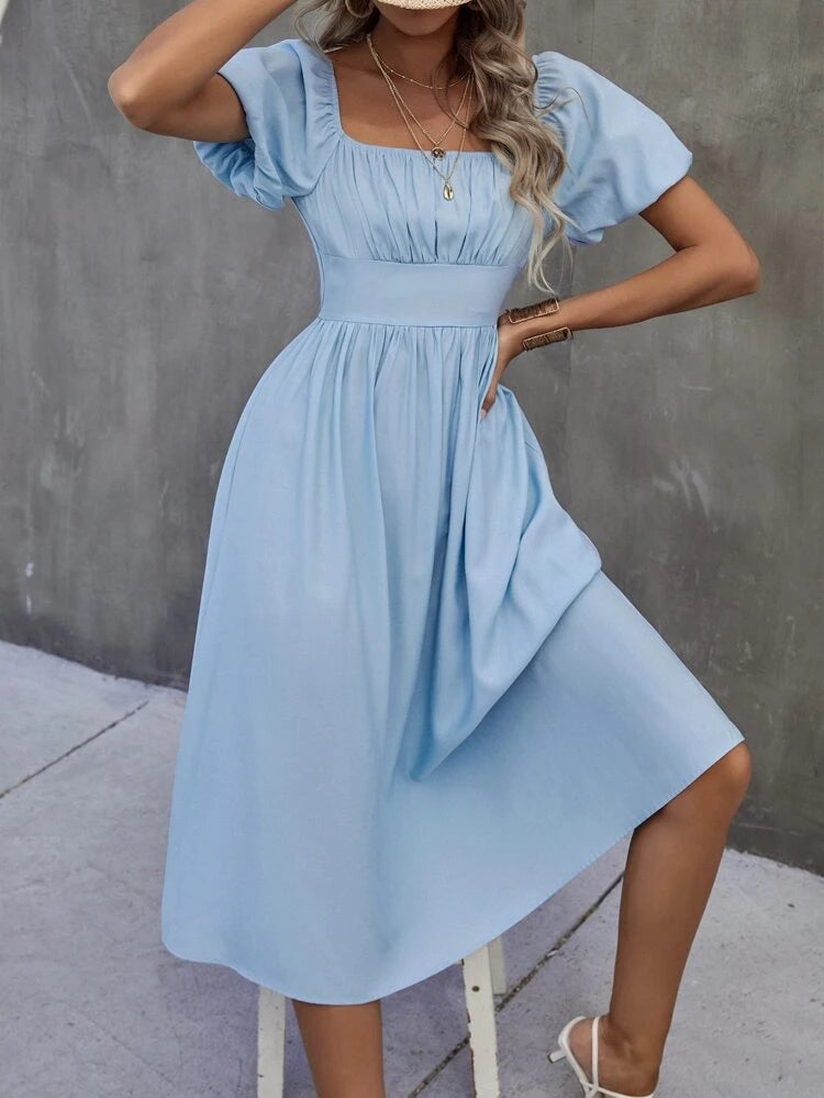 Patrick Shirt Dress Baby Blue