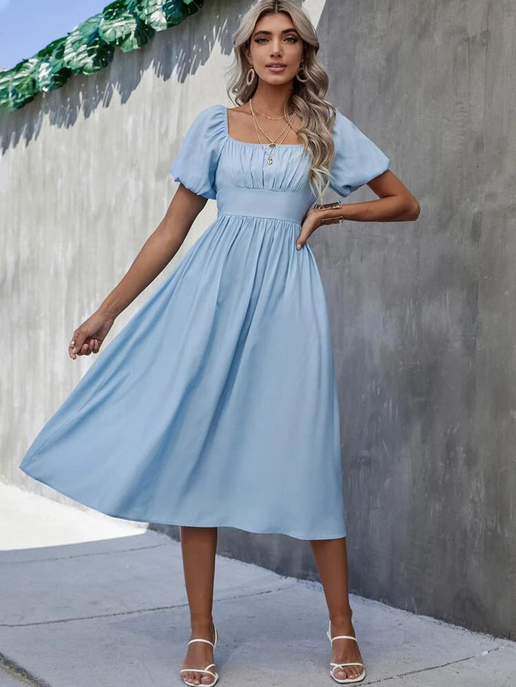 Patrick Shirt Dress Baby Blue