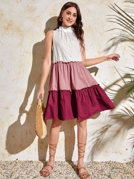 Rocio Color Block Dress.