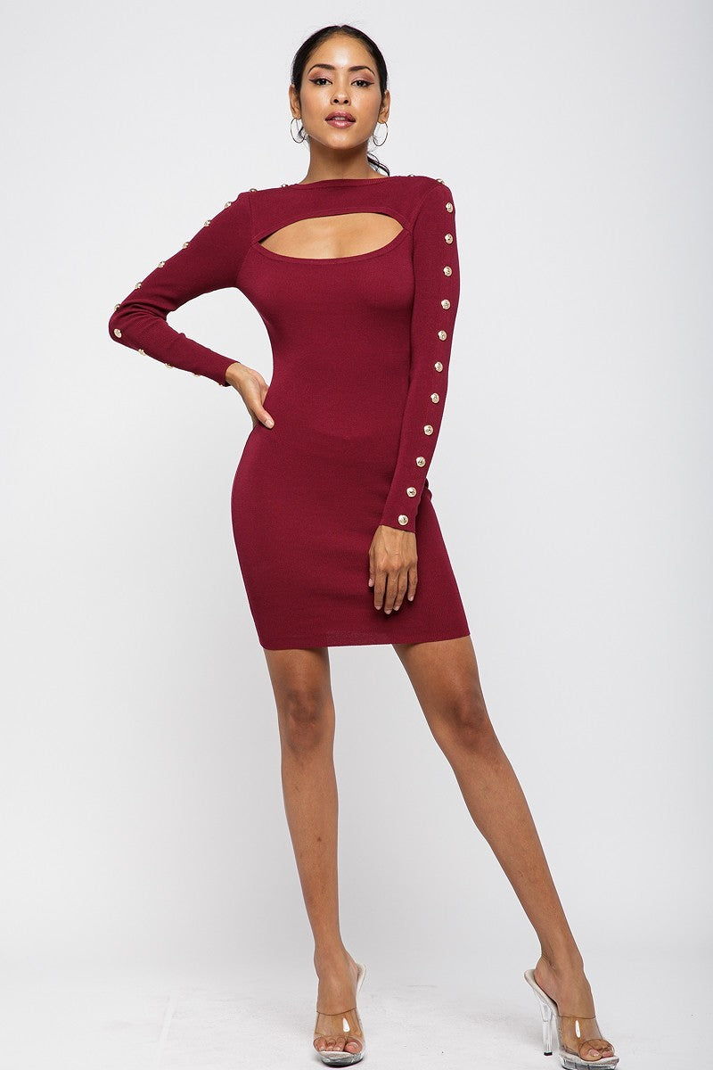 Miriam Dress Wine