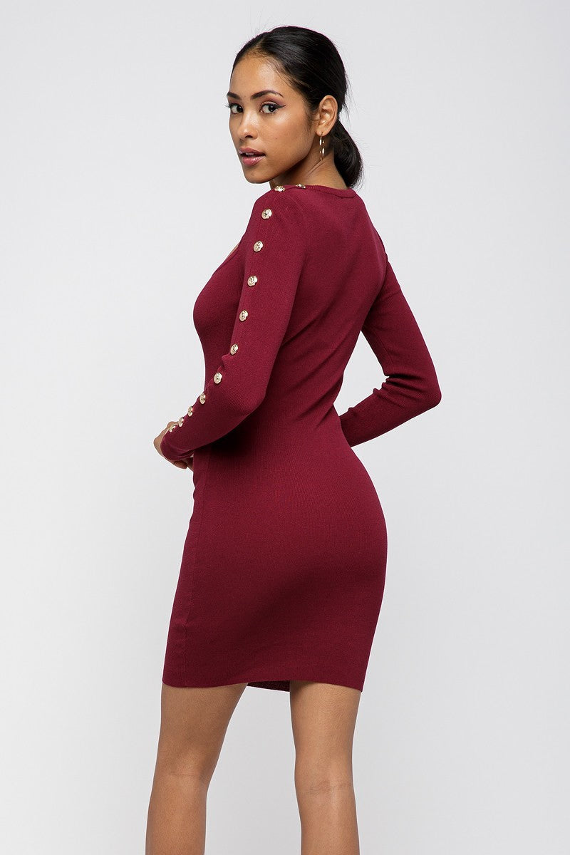 Miriam Dress Wine