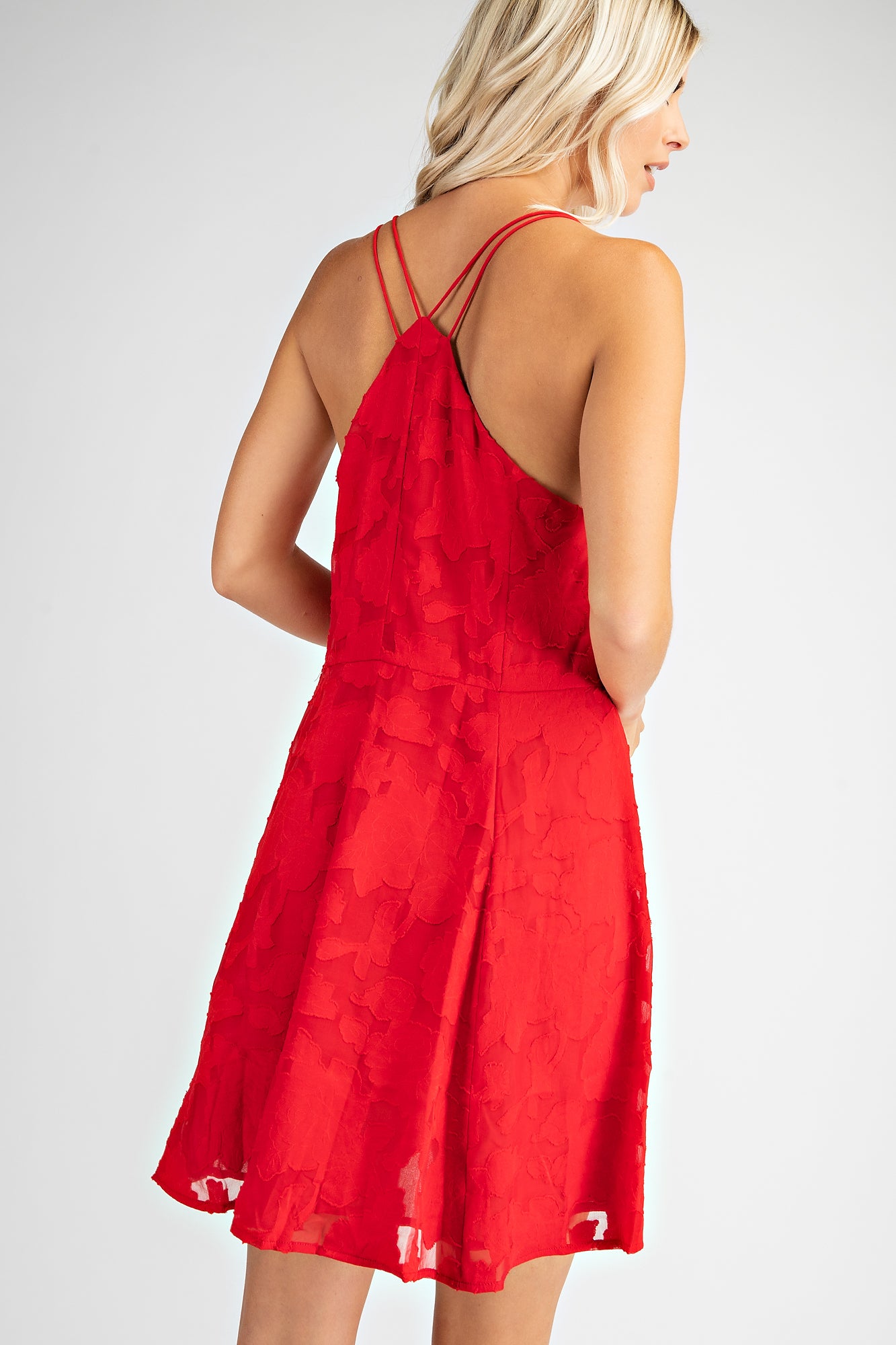 Jovita Dress Red Glam