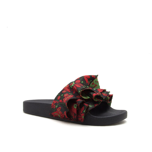 BooBoo Black Red Slides