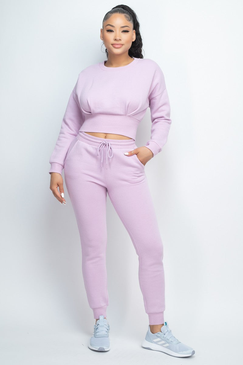 Hose Pants Set Lavender Iris