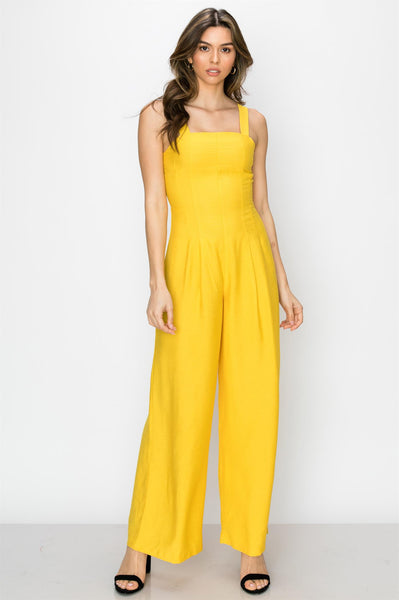 Reese Jumpsuit Yellow