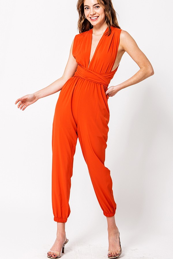 Atlas Jumpsuit Rust