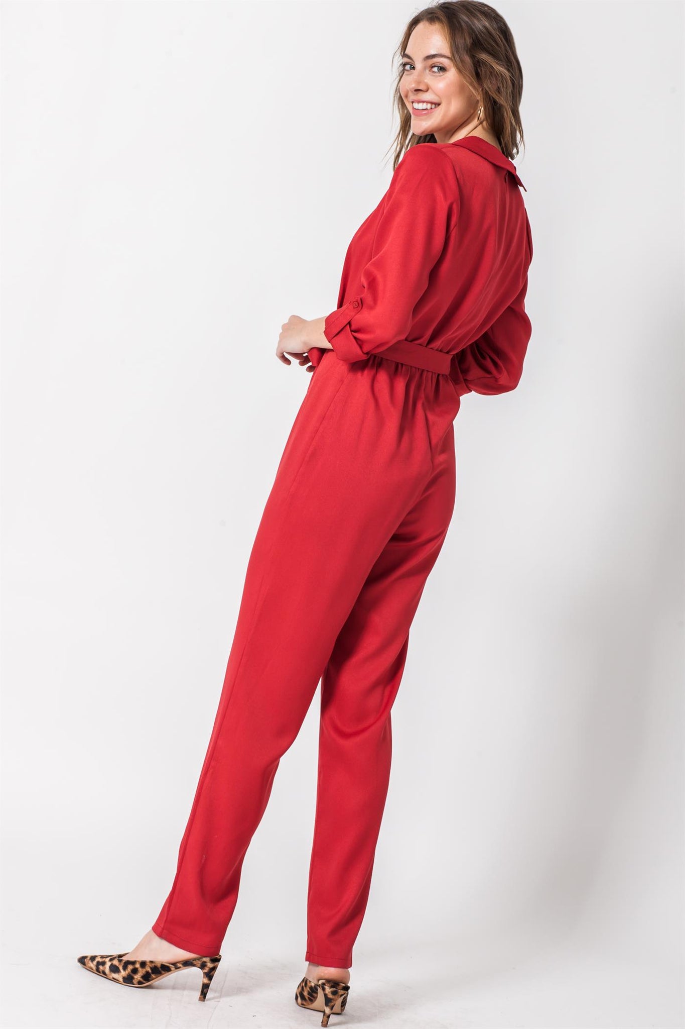 Joshualyn  Jumpsuit Brick
