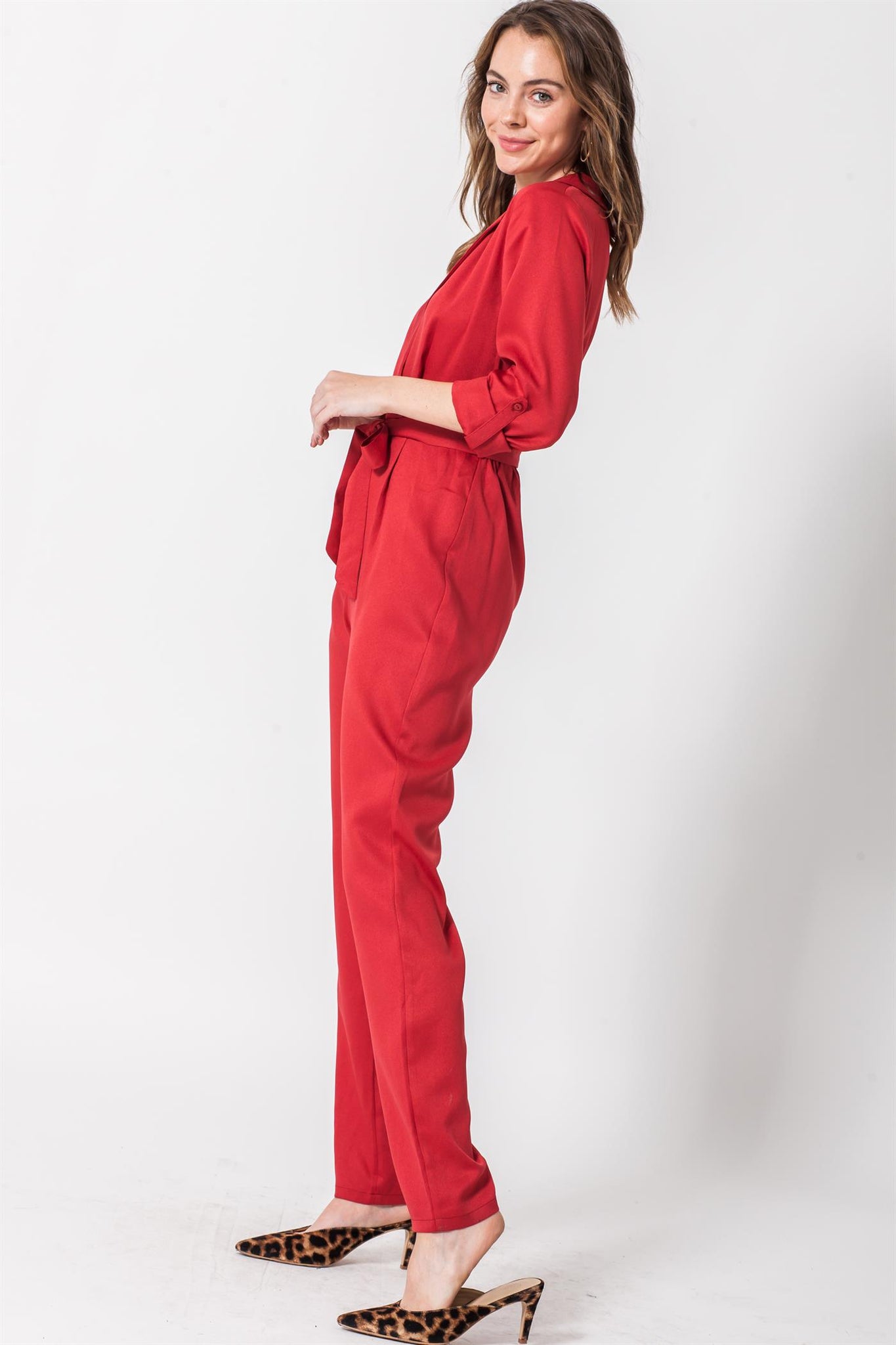 Joshualyn  Jumpsuit Brick