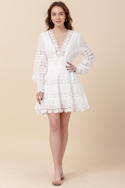 Nadine Dress White