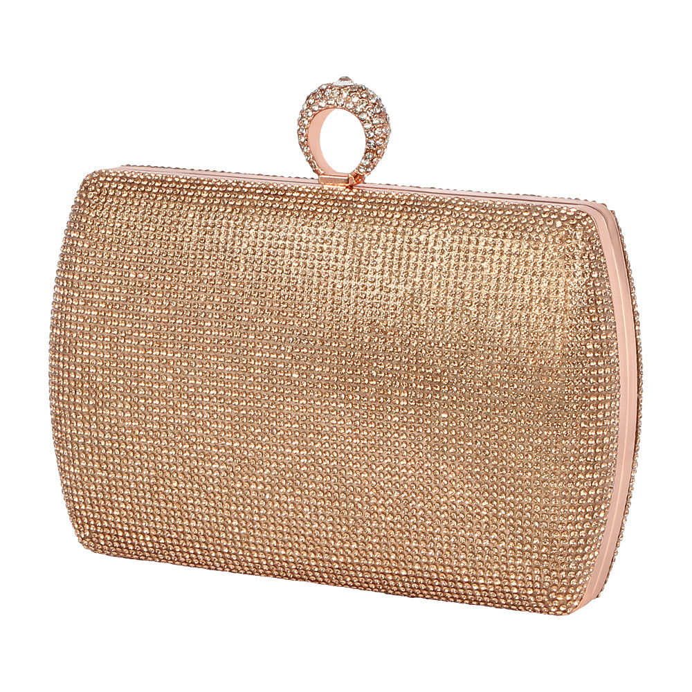 Florence Clutch Rose Gold DeBlossom