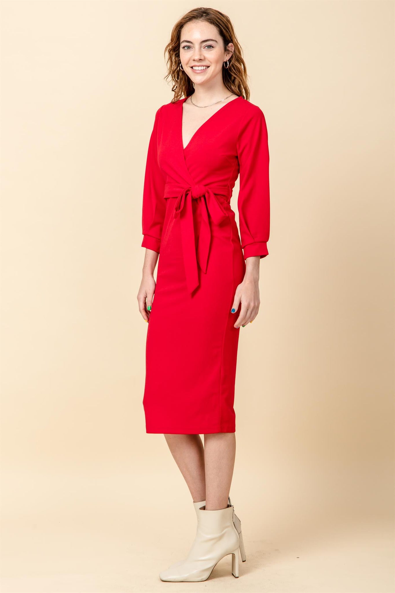 Oksana Dress Red
