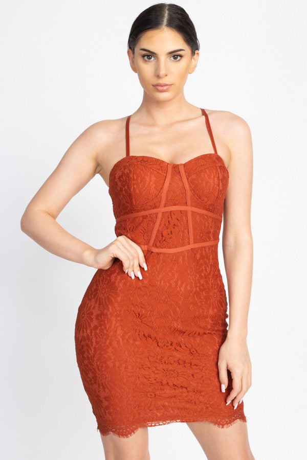 Cecelia Dress Cognac