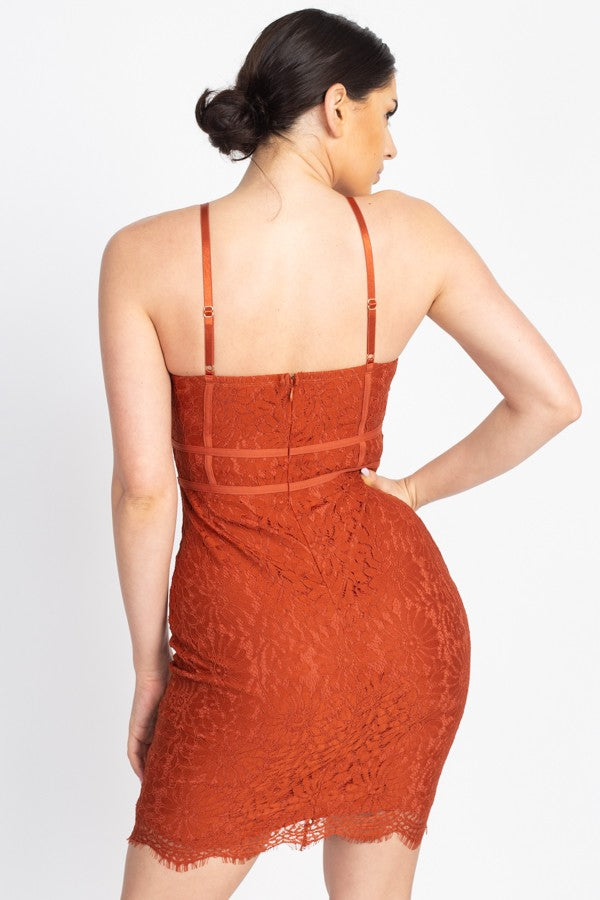 Cecelia Dress Cognac