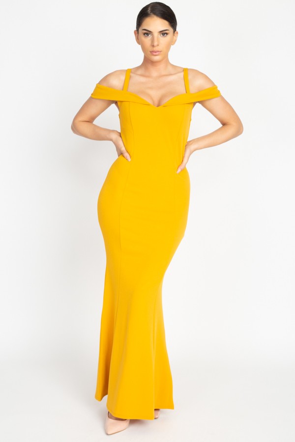 Dela Maxi Dress Yellow