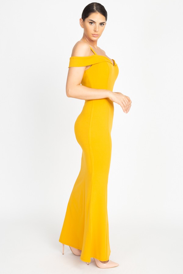 Dela Maxi Dress Yellow