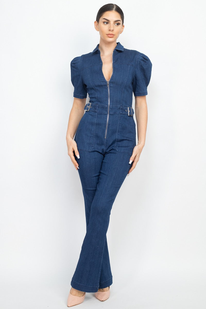 Marle Denim Jumpsuit Dark