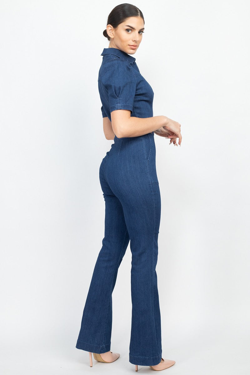 Marle Denim Jumpsuit Dark