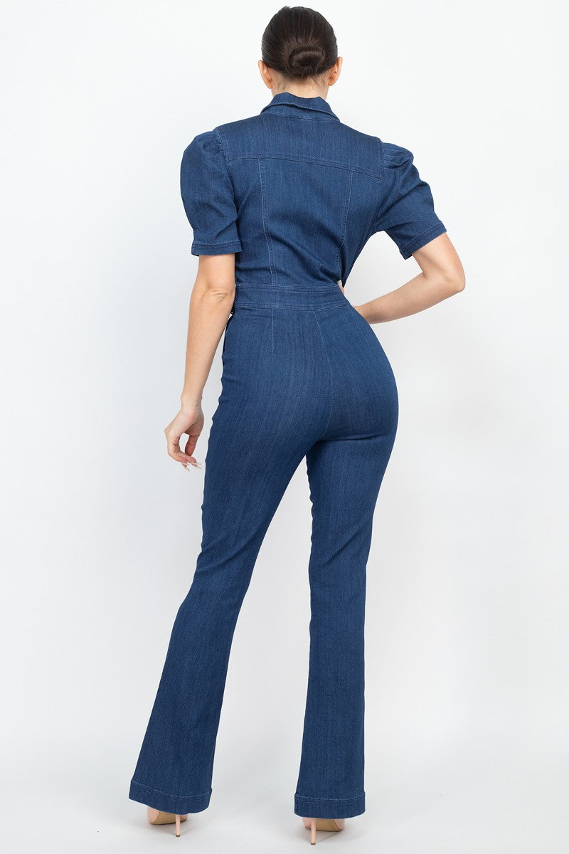 Marle Denim Jumpsuit Dark