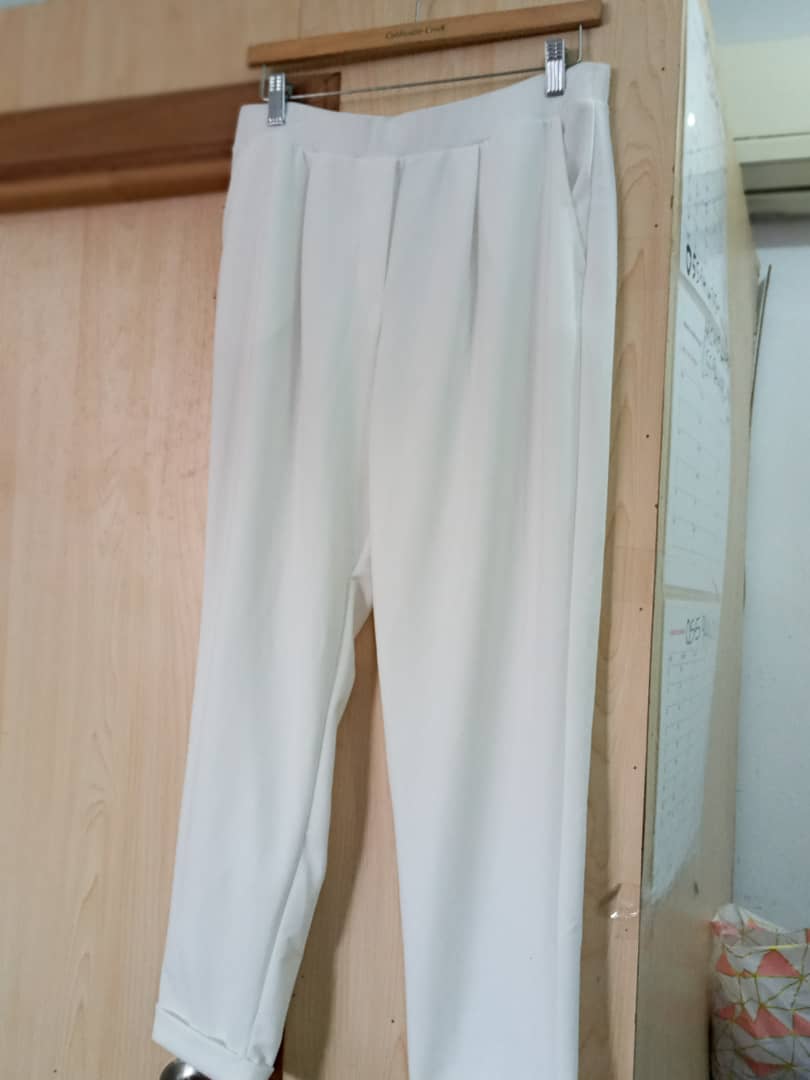 Gloria Pants White