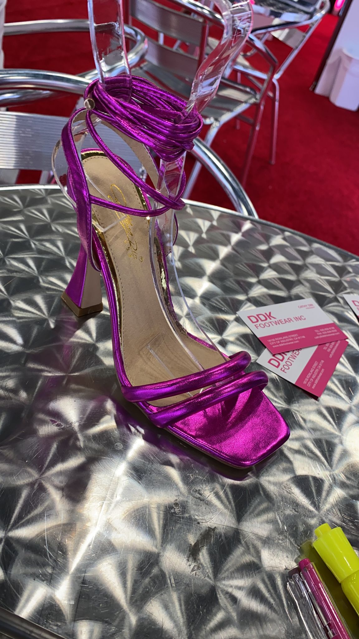 Covinaa Fuchsia Sandals Naa