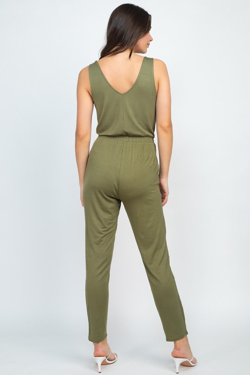 Unnie Jumpsuit Olive