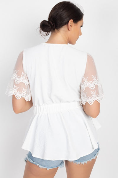 Charlene Top White