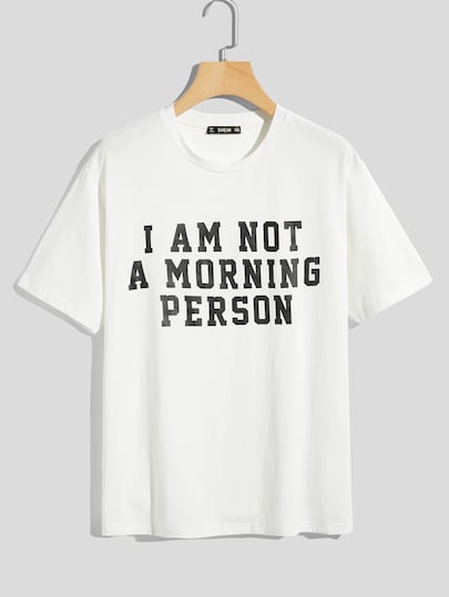 I Am Not A Morning Person White