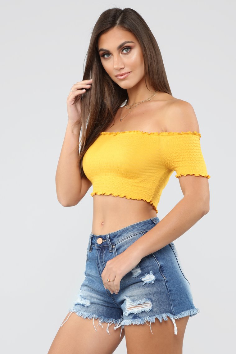 Asher Top Mustard
