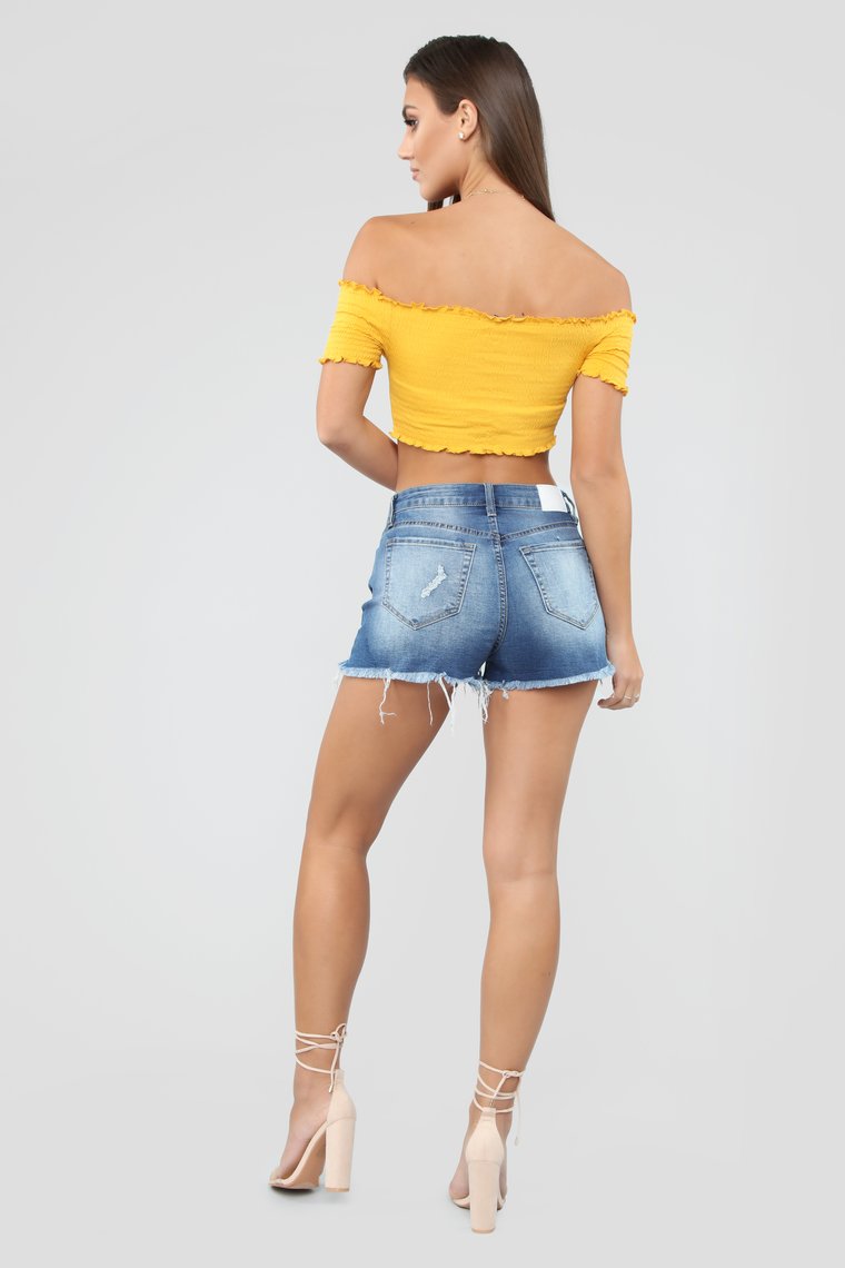 Asher Top Mustard