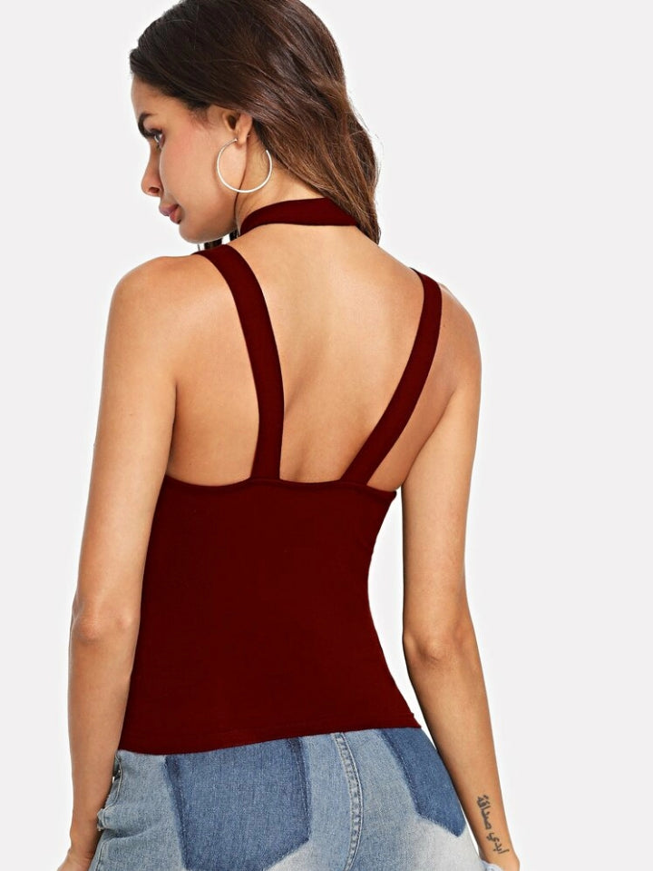 Ines Top Burgundy
