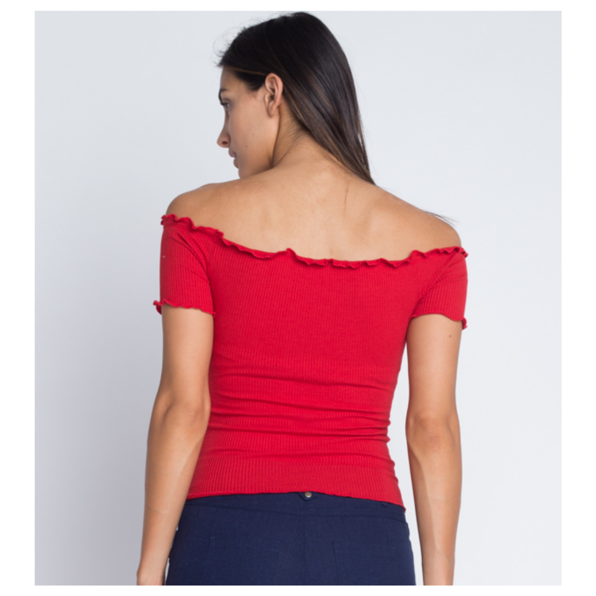 Noelle Top Red