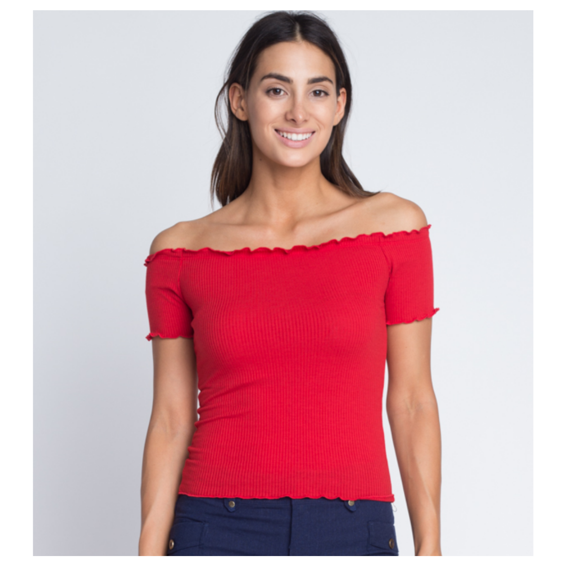 Noelle Top Red