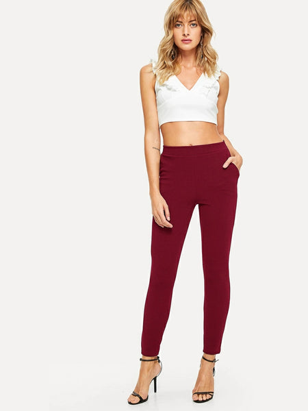 Elin Pants Burgundy