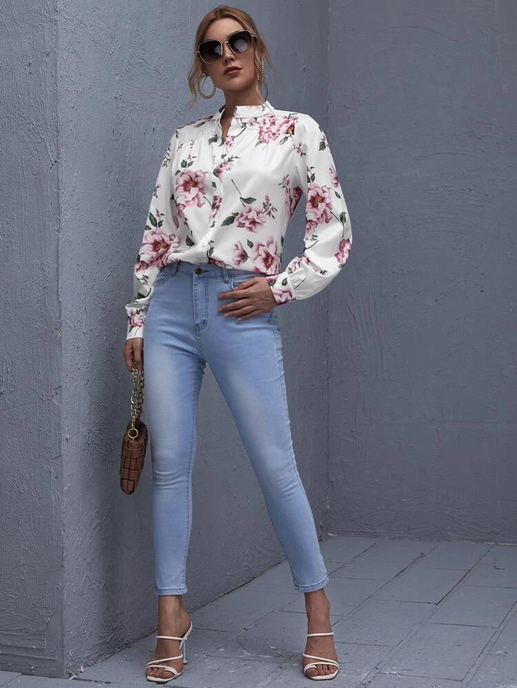 Alma Floral Top