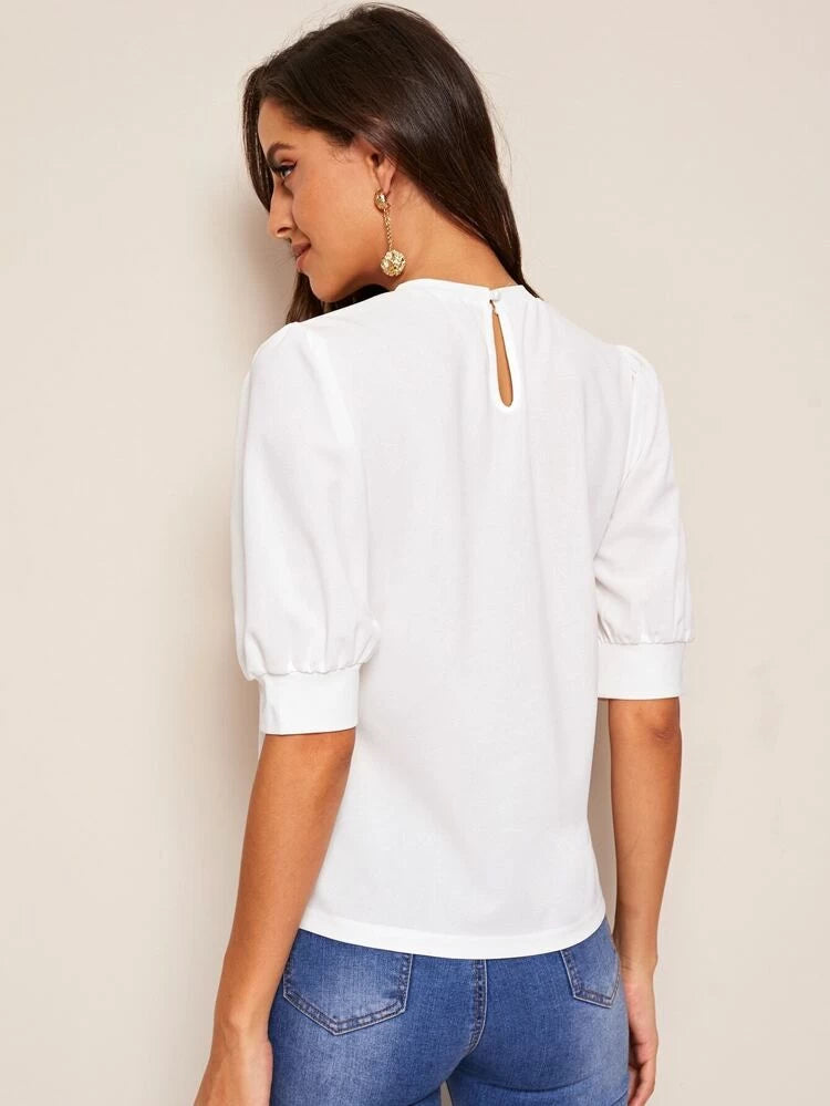 Kendall  Top White