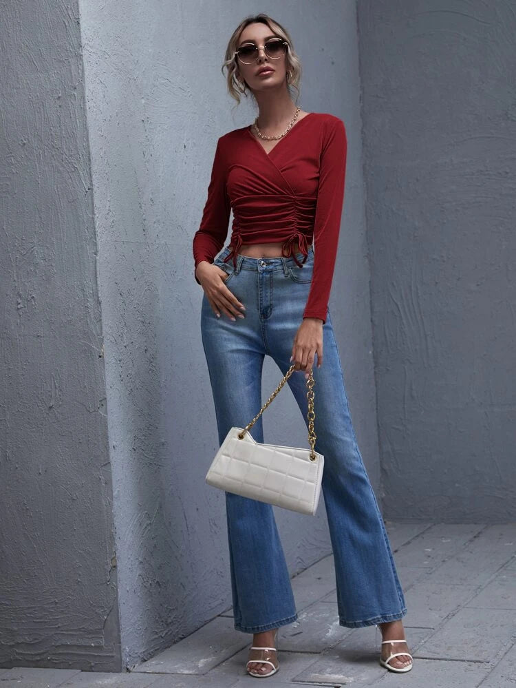 Tuva Top Burgundy