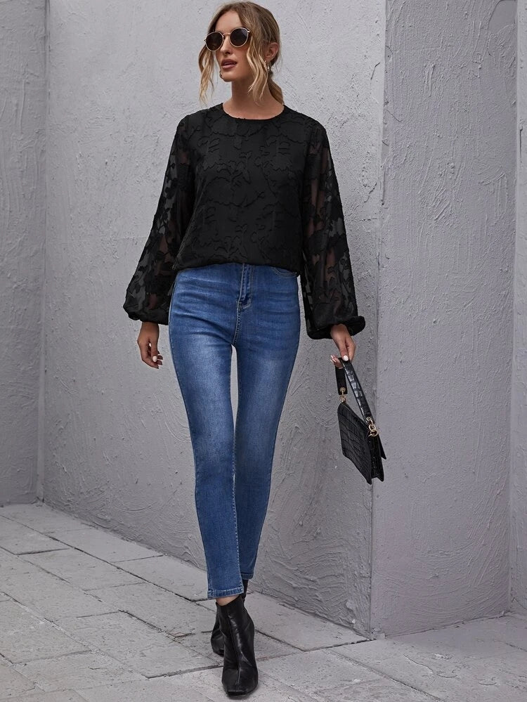 Ebony Top Black