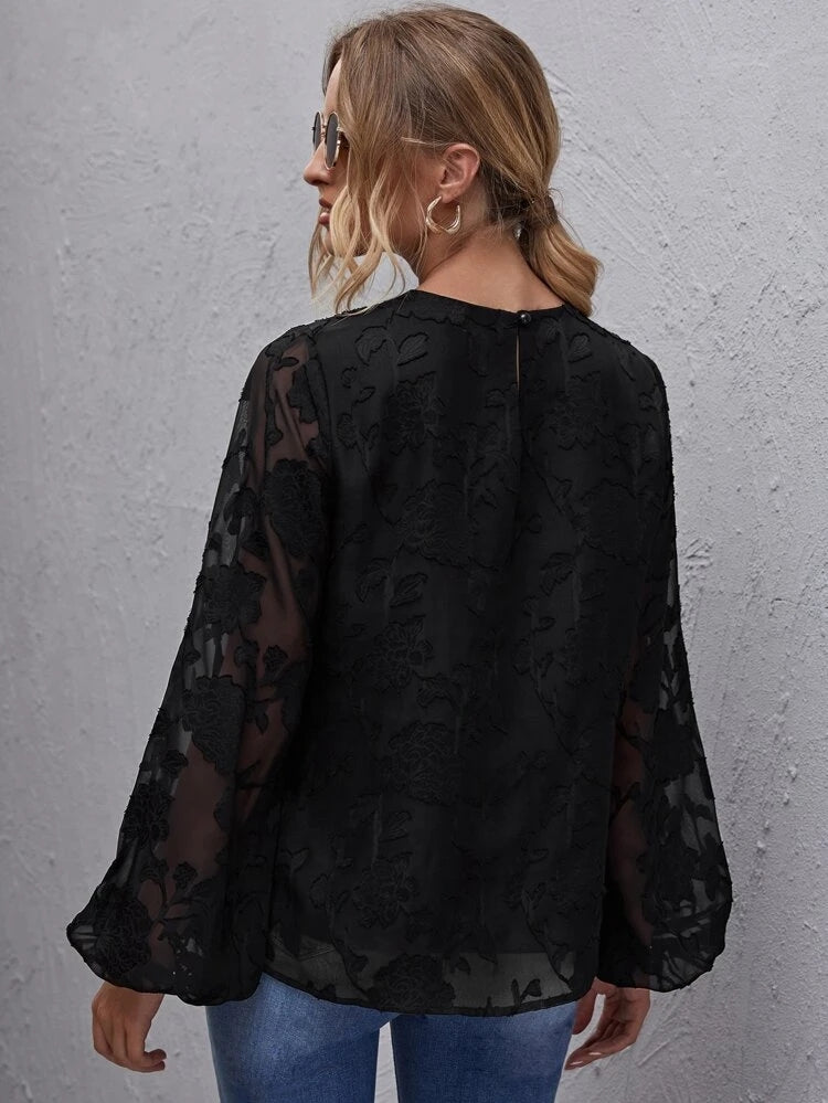 Ebony Top Black