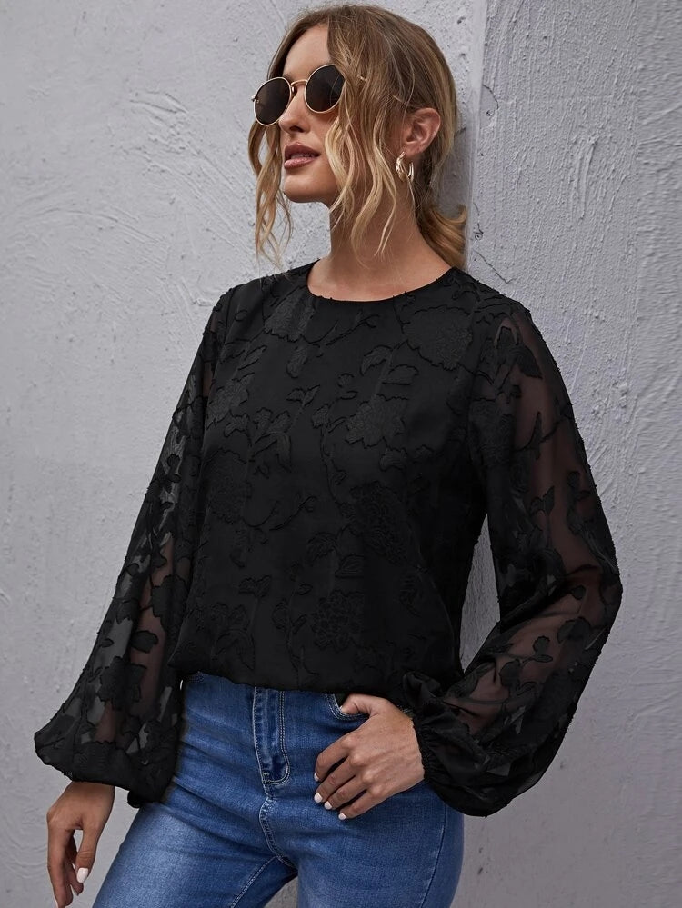 Ebony Top Black