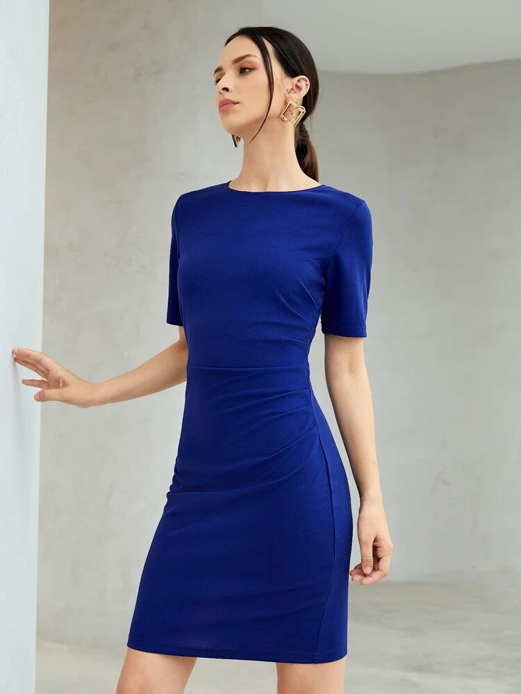 Madagascar Shein Blue Dress