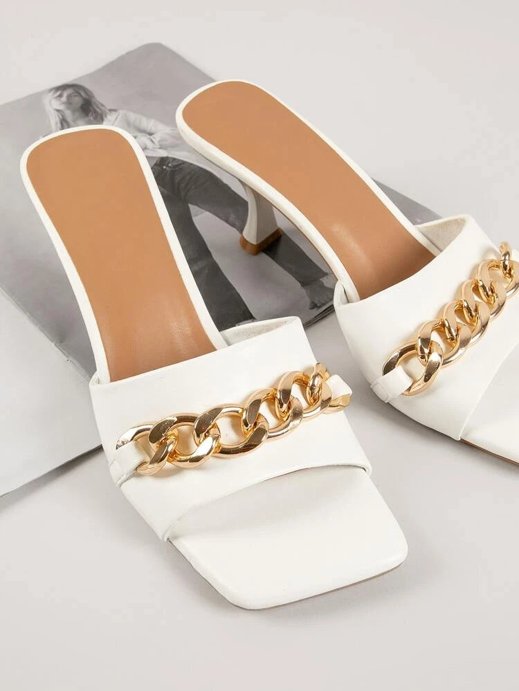 Kassim Shein Mule White