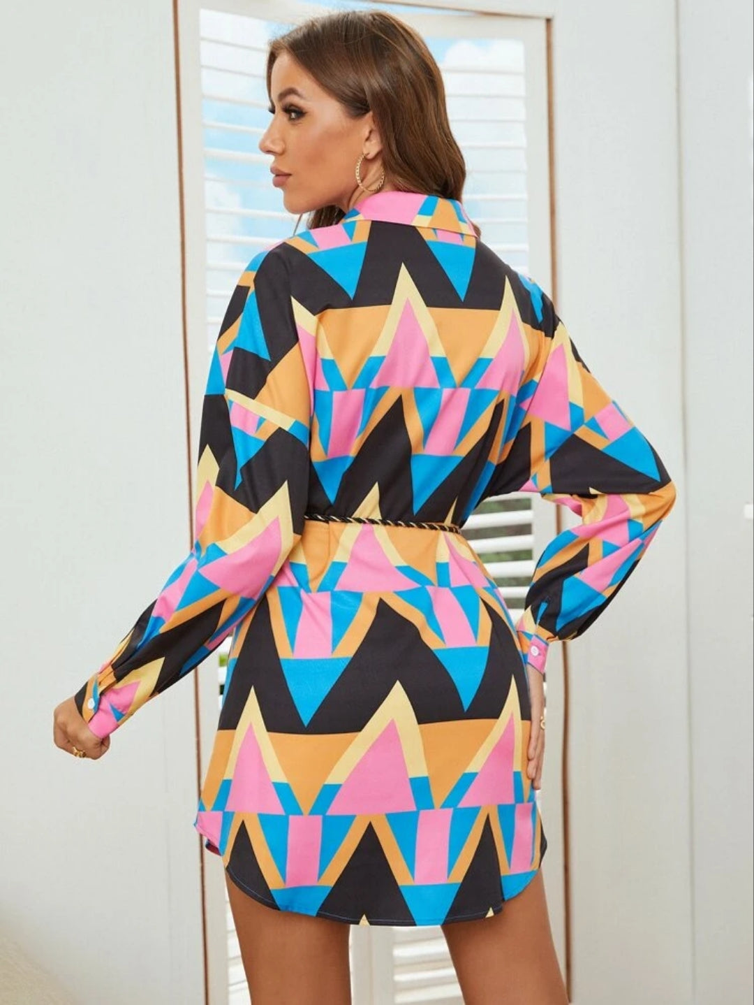 Pablo Shirt Dress Multi She